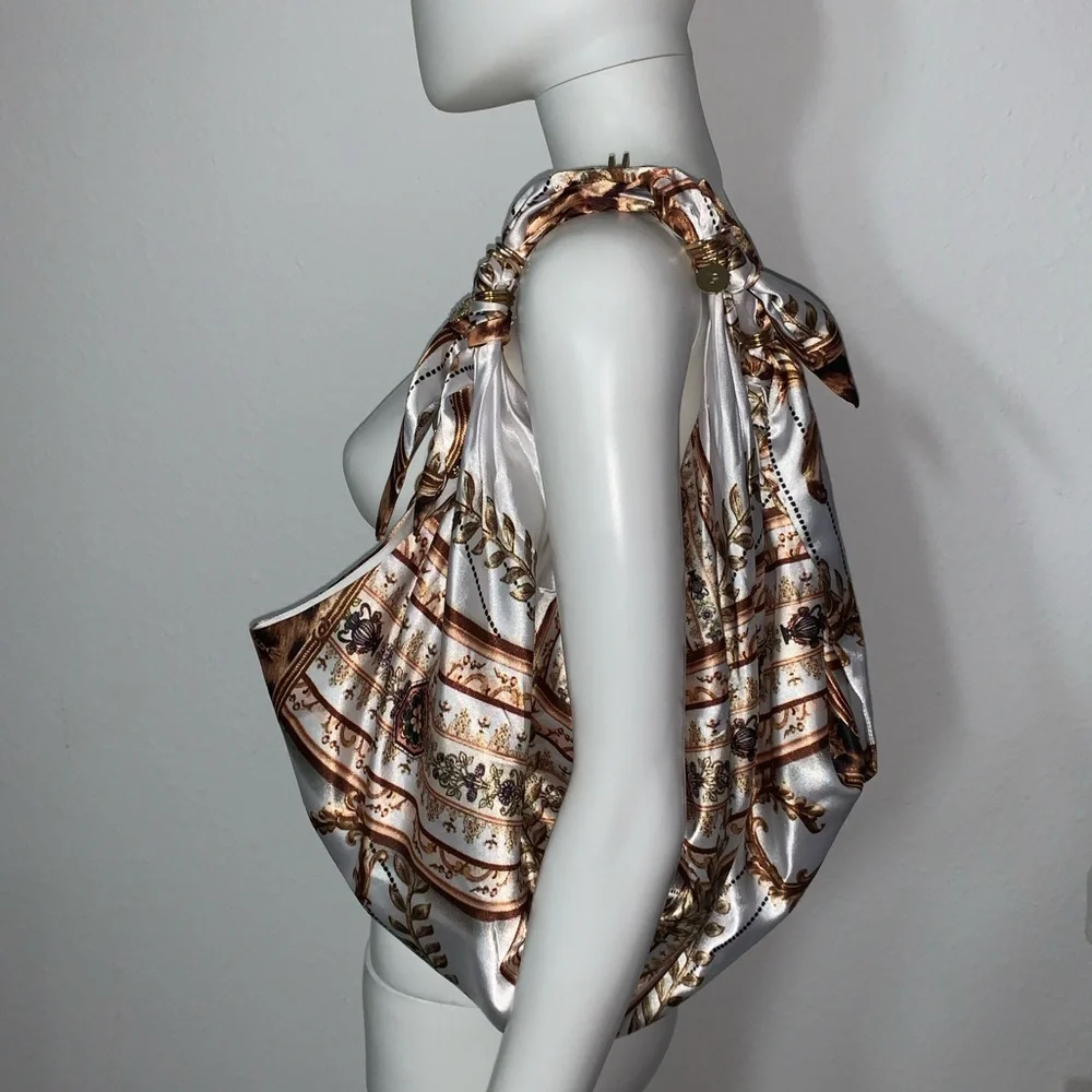 NWD CAMILLA *Mind Your Manor* ascot tie mini beach boho bag purse